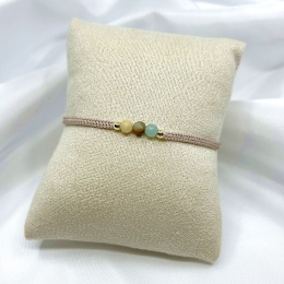 Bransoletka prawdy, wyrażanie siebie | amazonit | makrama