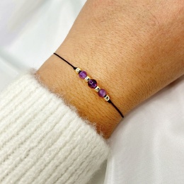 Bransoletka na spokój i harmonię | ametyst