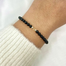 Bransoletka na sukces i ochronę | cytryn, czarny turmalin