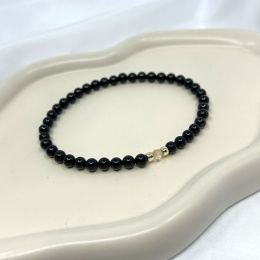 Bransoletka na sukces i ochronę | cytryn, czarny turmalin