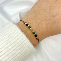 Bransoletka na obfitość, pieniądze, sukces | cytryn, piryt, malachit