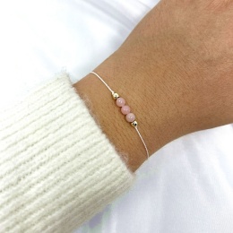 Bransoletka na miłość do siebie i ukojenie | opal różowy