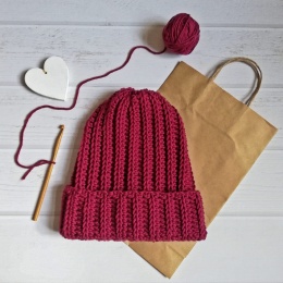 Czapka handmade z wełny 100% merino | duży wybór kolorów